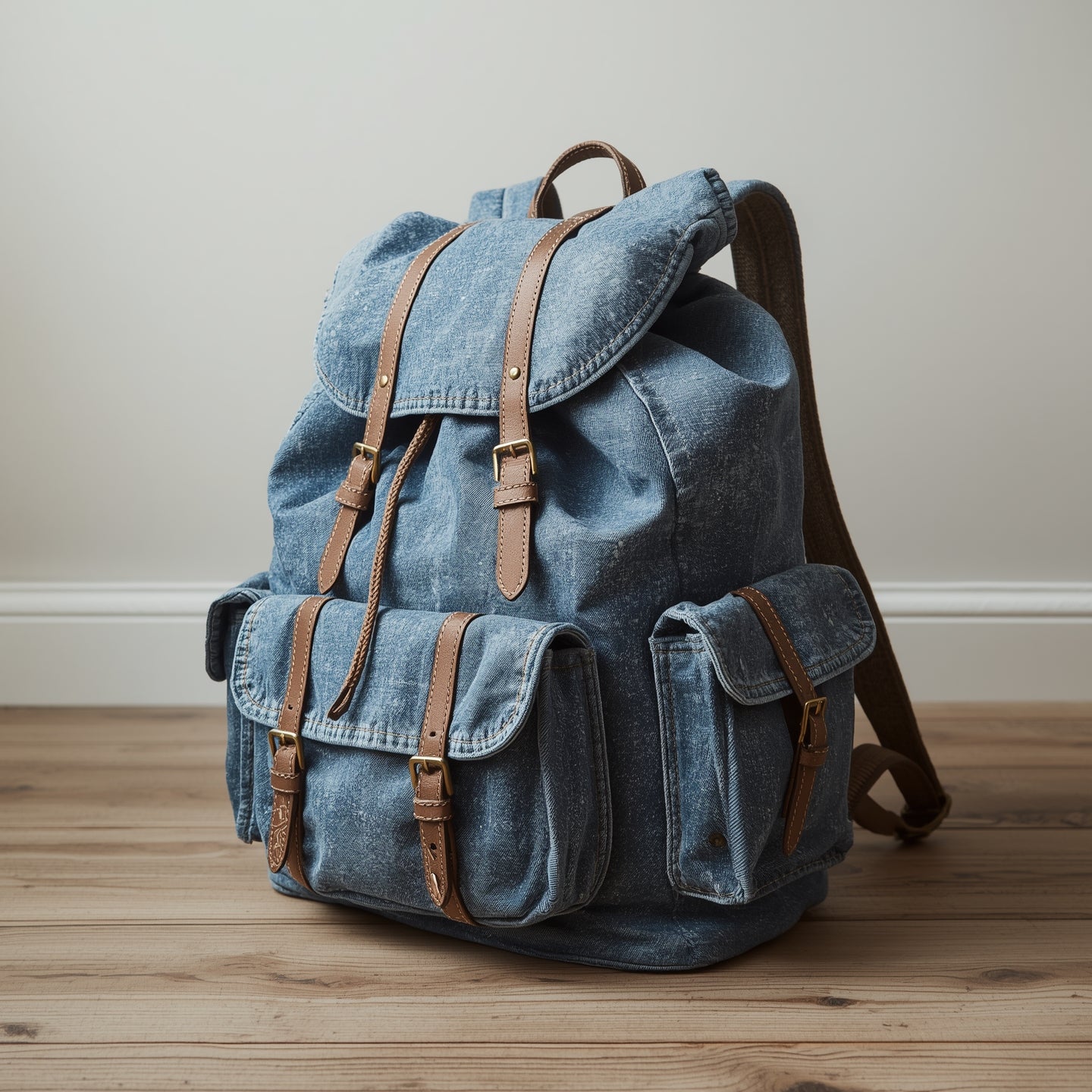Denim Backpack – Stylish, Durable & Casual Everyday Carryall