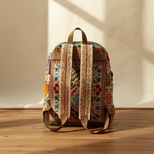 Embroidered Backpack – Stylish, Durable & Unique Everyday Carryall