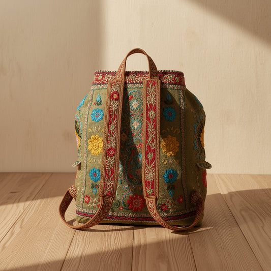 Embroidered Backpack – Stylish, Durable & Unique Everyday Carryall
