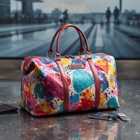 Printed Travel Bag – Stylish, Spacious & Durable Patterned Carryall