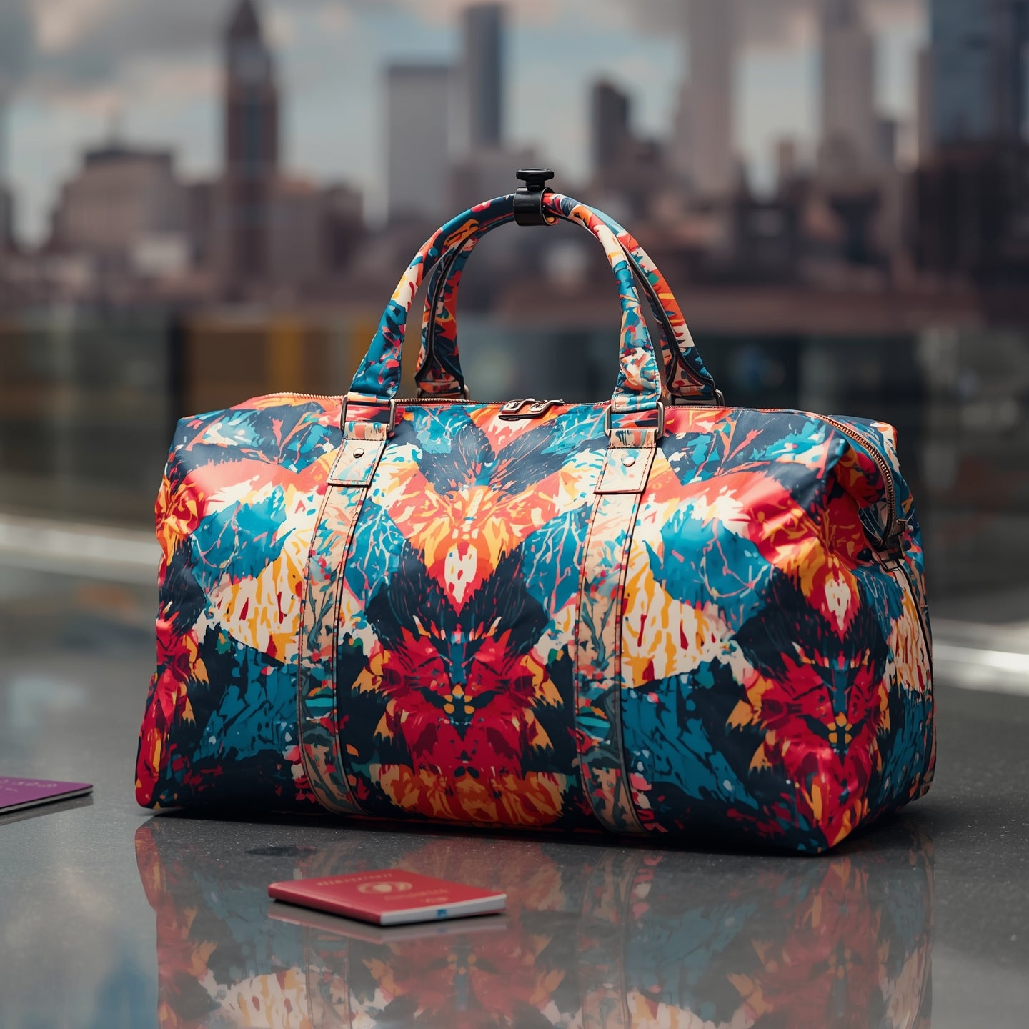 Printed Travel Bag – Stylish, Spacious & Durable Patterned Carryall