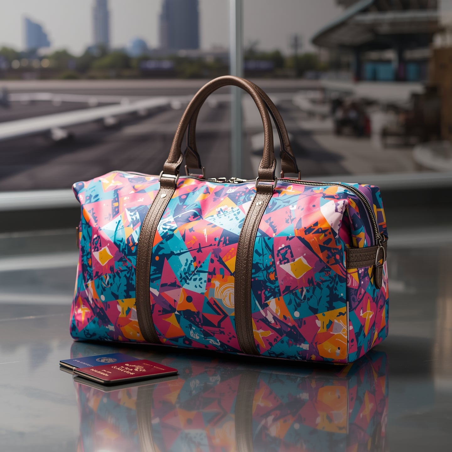 Printed Travel Bag – Stylish, Spacious & Durable Patterned Carryall