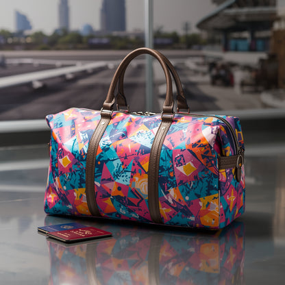 Printed Travel Bag – Stylish, Spacious & Durable Patterned Carryall